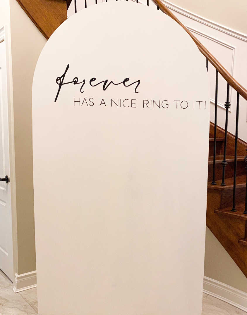 Hollow Backdrop arch rental in Oshawa, Toronto and Durham Party and